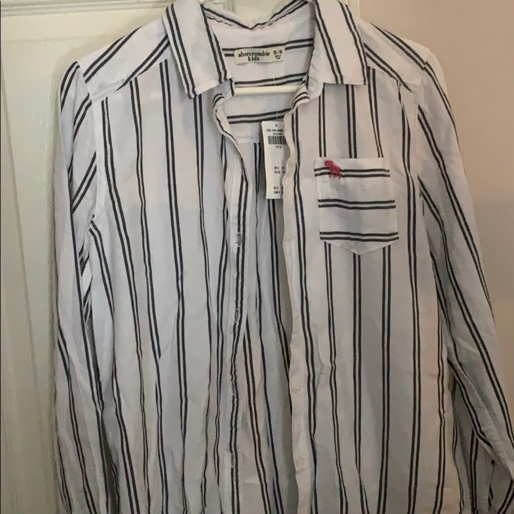 Abercrombie kids button up shirt